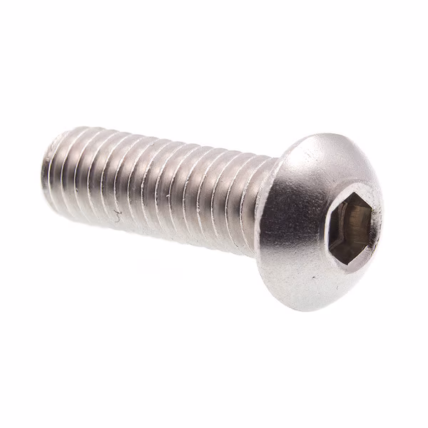 Socket Cap Screw Btn Head Allen Drive 5/16in-18 X 1in 18-8 Stainless Steel 10PK, Prime-Line, Mfr#: 9169971